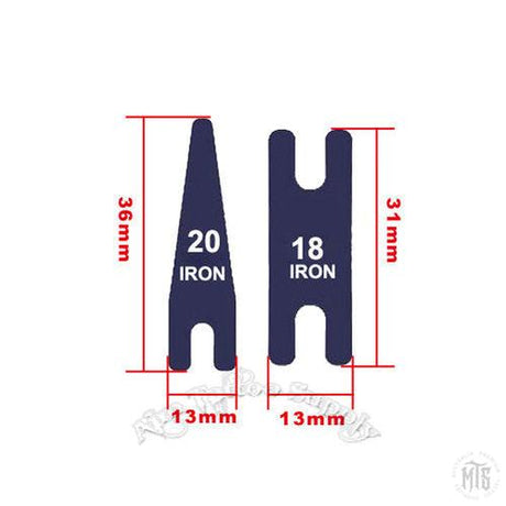 Blue Steel Conventional Tattoo Machine Spring-Tattoo Supplies-AVA-Front:20G Back18G (liner)-Melbourne Tattoo Supplies