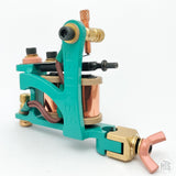 Braze-Up "Jonesy-esque" Zippy Liner - Teal/Shiny Copper - MARK SENDER-Tattooing Machines-Mark Sender-Melbourne Tattoo Supplies