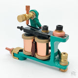 Braze-Up "Jonesy-esque" Zippy Liner - Teal/Shiny Copper - MARK SENDER-Tattooing Machines-Mark Sender-Melbourne Tattoo Supplies
