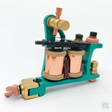Braze-Up "Jonesy-esque" Zippy Liner - Teal/Shiny Copper - MARK SENDER-Tattooing Machines-Mark Sender-Melbourne Tattoo Supplies