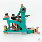 Braze-Up "Jonesy-esque" Zippy Liner - Teal/Shiny Copper - MARK SENDER-Tattooing Machines-Mark Sender-Melbourne Tattoo Supplies
