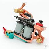 Braze-Up "Skele-Matic" Dot Whipper - Peach/Grey - MARK SENDER-Tattooing Machines-Mark Sender-Melbourne Tattoo Supplies
