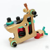 Braze-Up "Wags" Zippy Liner - Gold/Teal/Red sparkle - MARK SENDER-Tattooing Machines-Mark Sender-Melbourne Tattoo Supplies
