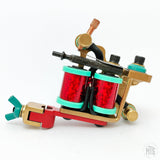 Braze-Up "Wags" Zippy Liner - Gold/Teal/Red sparkle - MARK SENDER-Tattooing Machines-Mark Sender-Melbourne Tattoo Supplies