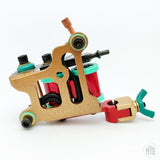 Braze-Up "Wags" Zippy Liner - Gold/Teal/Red sparkle - MARK SENDER-Tattooing Machines-Mark Sender-Melbourne Tattoo Supplies