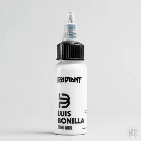 COMIC WHITE - RADIANT LUIS BONILLA SERIES-tattoo ink-Radiant Ink-Melbourne Tattoo Supplies