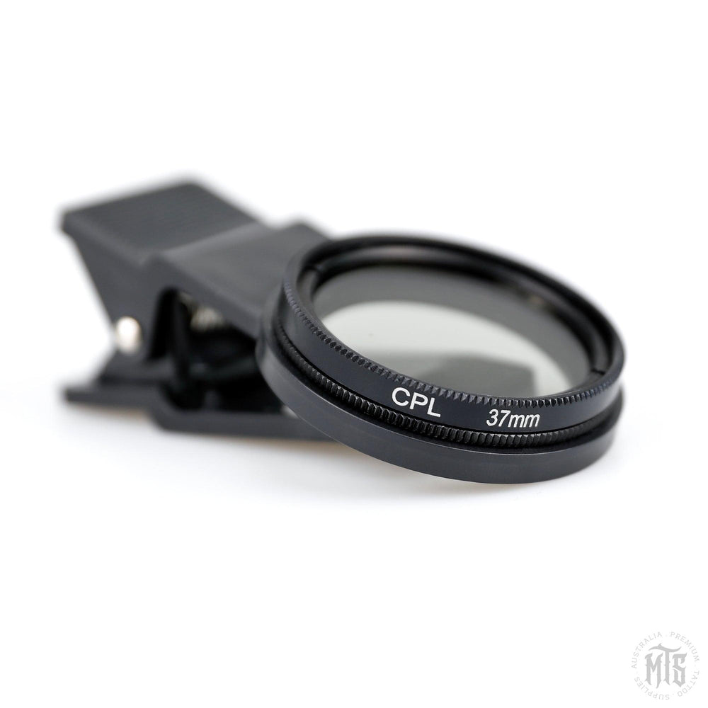 CPL 37mm polarizing Clip-On Filter w. case-Tattoo Supplies-AVA-Melbourne Tattoo Supplies