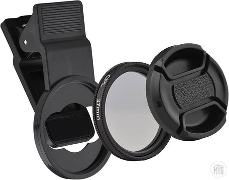 CPL 37mm polarizing Clip-On Filter w. case-Tattoo Supplies-AVA-Melbourne Tattoo Supplies