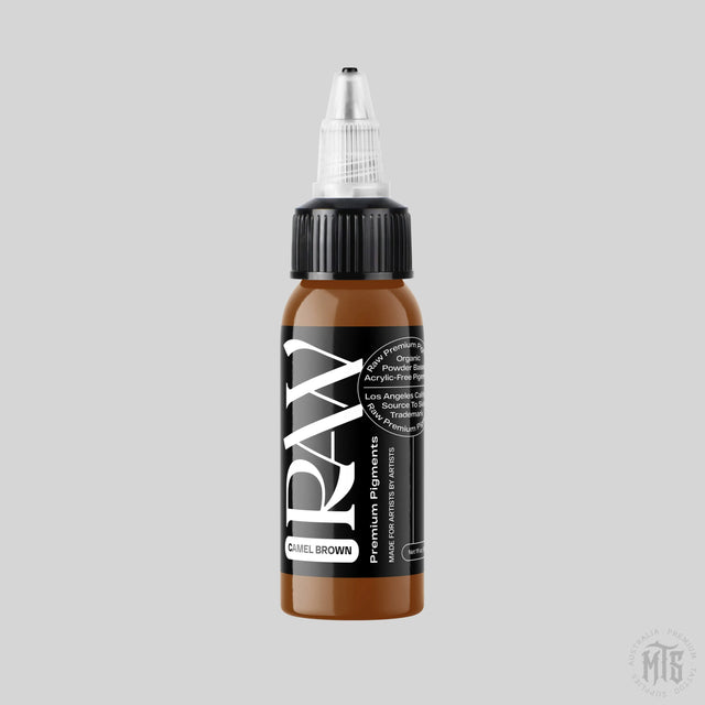 Camel Brown - RAW-tattoo ink-Raw Pigments-1oz-Melbourne Tattoo Supplies