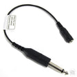 Cheyenne Adapter Cable - 6.3mm Jack plug to 3.5mm Straight Jack RCA-Tattoo Supplies-Cheyenne-Melbourne Tattoo Supplies