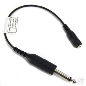 Cheyenne Adapter Cable - 6.3mm Jack plug to 3.5mm Straight Jack RCA-Tattoo Supplies-Cheyenne-Melbourne Tattoo Supplies