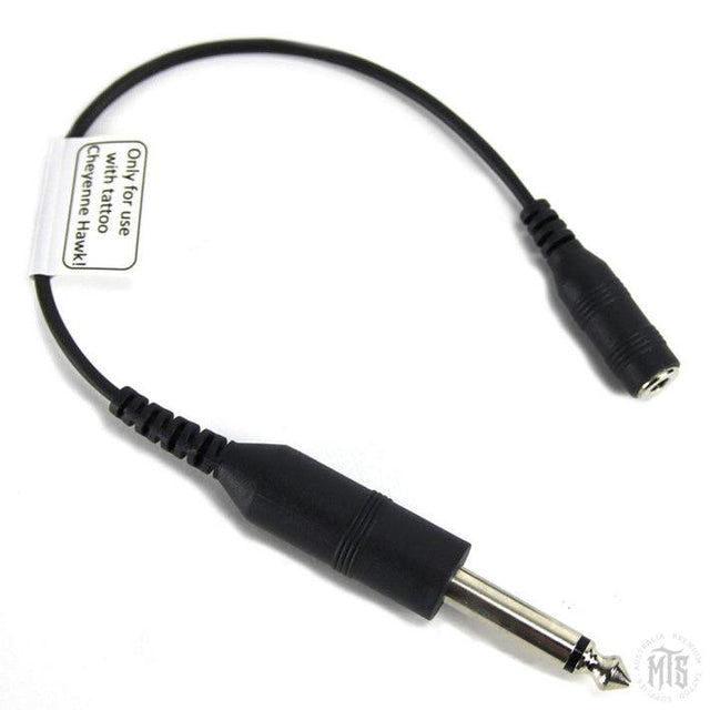 Cheyenne Adapter Cable - 6.3mm Jack plug to 3.5mm Straight Jack RCA-Tattoo Supplies-Cheyenne-Melbourne Tattoo Supplies