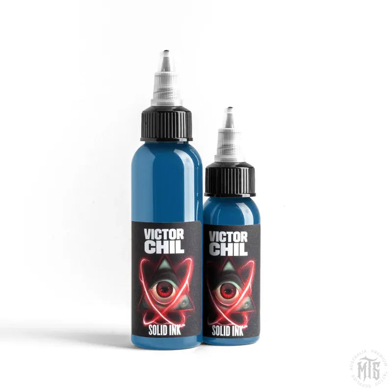 Chil Blue - Solid Ink VICTOR CHIL SERIES-tattoo ink-Solid Ink-Melbourne Tattoo Supplies