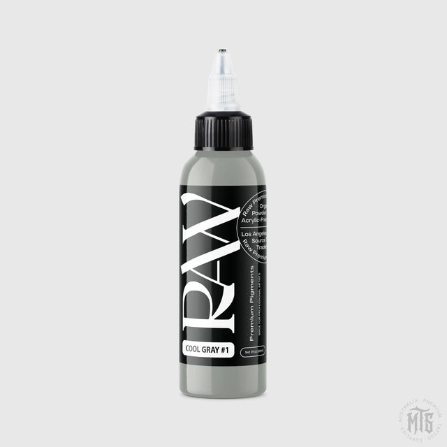 Cool Grey #1 - RAW-tattoo ink-Raw Pigments-1oz-Melbourne Tattoo Supplies