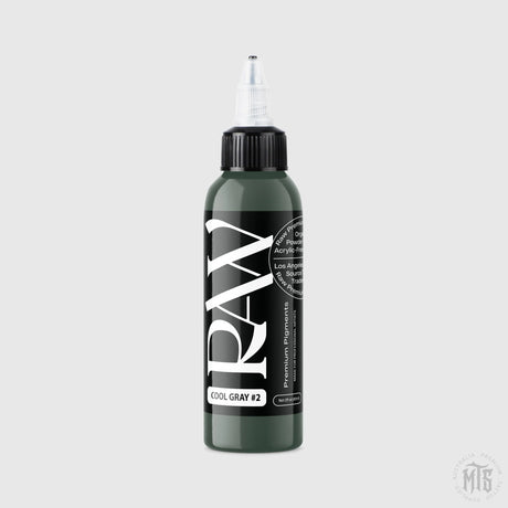 Cool Grey #2 - RAW-tattoo ink-Raw Pigments-1oz-Melbourne Tattoo Supplies