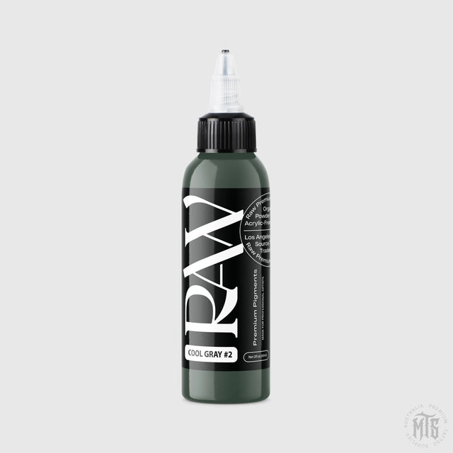 Cool Grey #2 - RAW-tattoo ink-Raw Pigments-1oz-Melbourne Tattoo Supplies