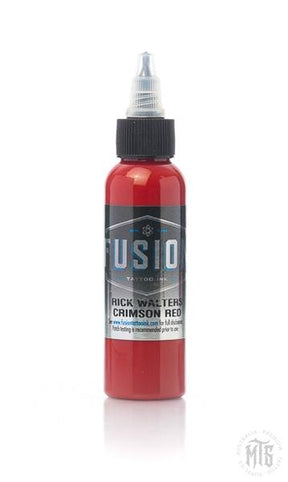 Crimson Red - Rick Walters Series Fusion Ink-tattoo ink-Fusion Ink-Melbourne Tattoo Supplies