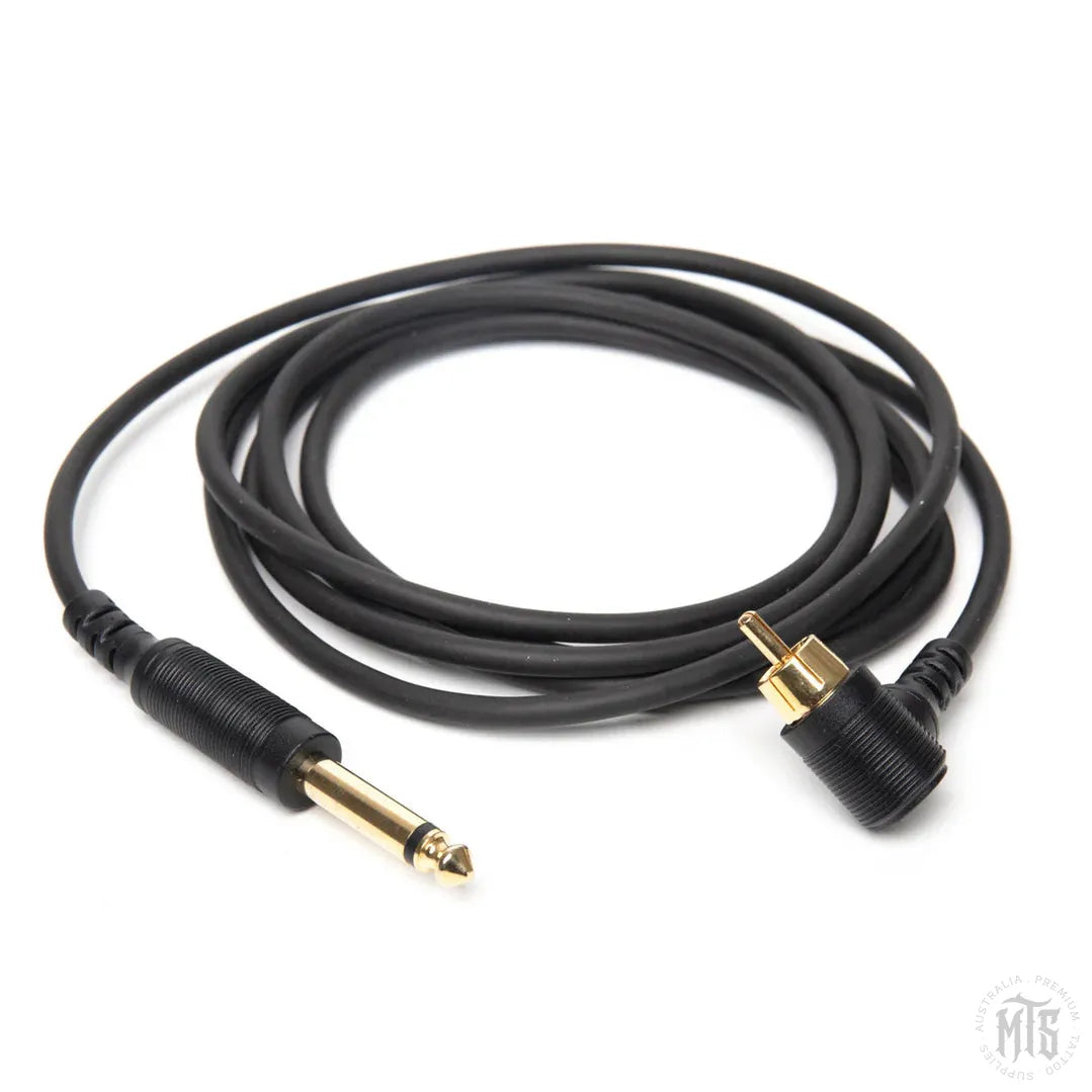 Critical Standard 90 degree RCA Cord-Tattoo Supplies-Critical-Melbourne Tattoo Supplies