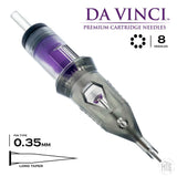 Da Vinci V2 Cartridge Hollow Round Liner-Tattoo Needles-Bishop-12 / .35mm-08HRL-Melbourne Tattoo Supplies