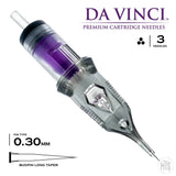 Da Vinci V2 Cartridge Round Liner-Tattoo Needles-Bishop-10 / .30mm-03RL-Melbourne Tattoo Supplies
