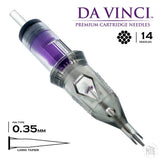 Da Vinci V2 Cartridge Round Liner-Tattoo Needles-Bishop-12 / .35mm-14RL-Melbourne Tattoo Supplies