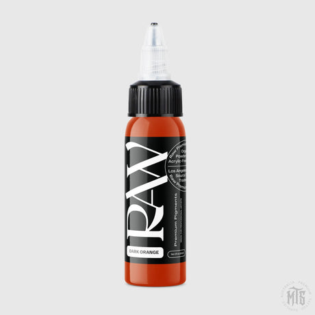 Dark Orange - RAW-tattoo ink-Raw Pigments-1oz-Melbourne Tattoo Supplies