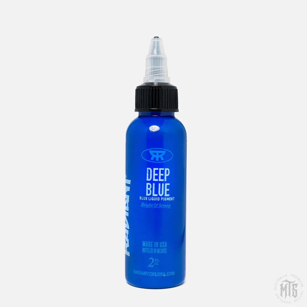 Deep Blue - Radiant ink-tattoo ink-Radiant Ink-1oz-Melbourne Tattoo Supplies