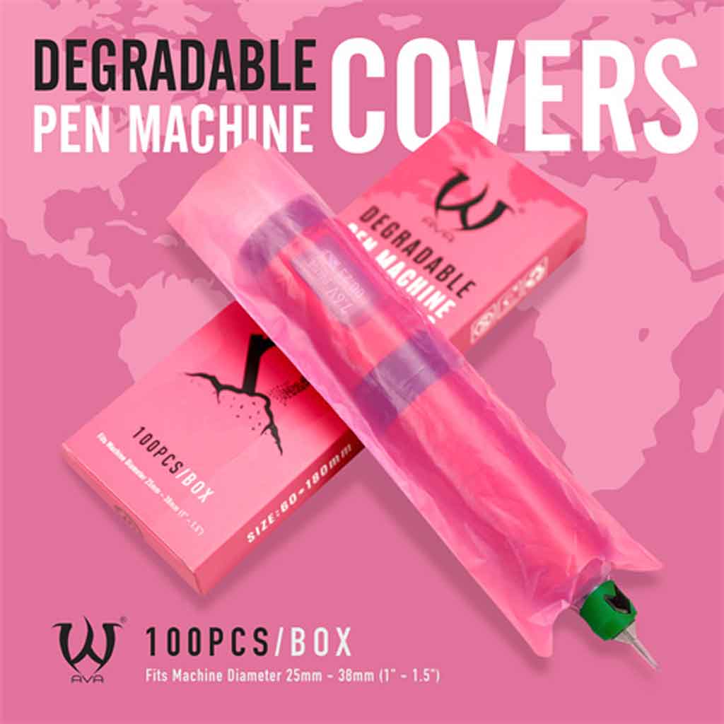 Eco Degradable pen machine cover bags