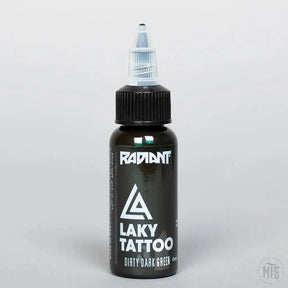 Dirty Dark Green - Laky Series Radiant OUT OF DATE-tattoo ink-OUT OF DATE-Melbourne Tattoo Supplies
