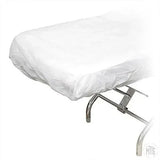 Disposable Fitted Bed Cover - White-Consumables-Caronlab-Pack of 10-Melbourne Tattoo Supplies