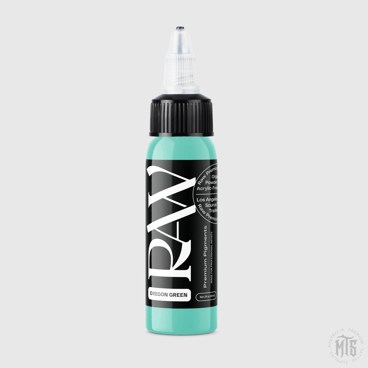 Dregon Green - RAW-tattoo ink-Raw Pigments-1oz-Melbourne Tattoo Supplies