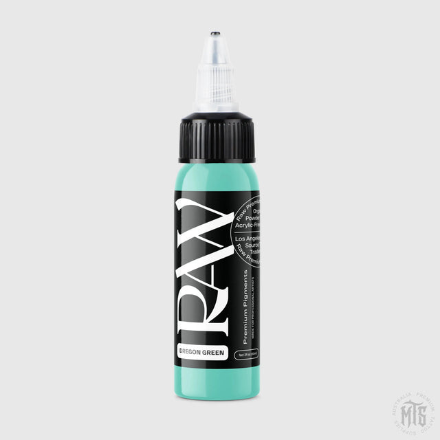 Dregon Green - RAW-tattoo ink-Raw Pigments-1oz-Melbourne Tattoo Supplies