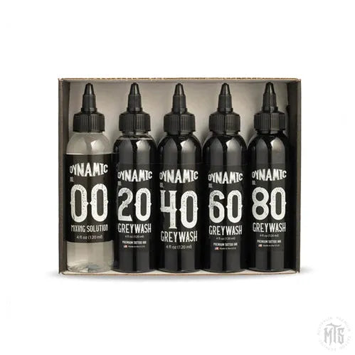 Dynamic Greywash ink set-tattoo ink-Dynamic-4oz-Melbourne Tattoo Supplies