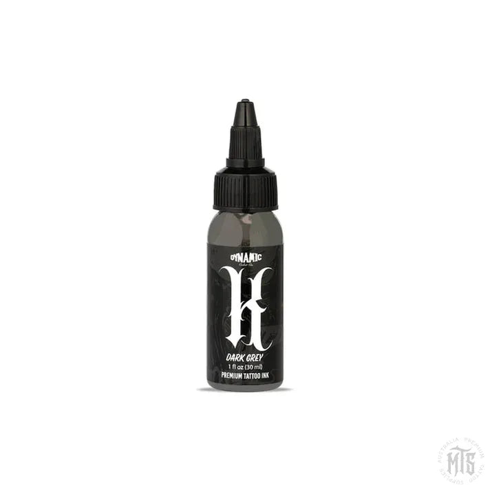 Dynamic Smoke Opaque Dark Grey-tattoo ink-Dynamic-1oz-Melbourne Tattoo Supplies