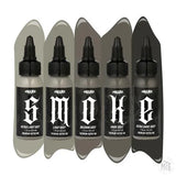 Dynamic Smoke Opaque Grey ink set-tattoo ink-Dynamic-1oz-Melbourne Tattoo Supplies