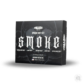 Dynamic Smoke Opaque Grey ink set-tattoo ink-Dynamic-1oz-Melbourne Tattoo Supplies