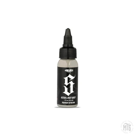 Dynamic Smoke Opaque Ultra Light Grey-tattoo ink-Dynamic-1oz-Melbourne Tattoo Supplies