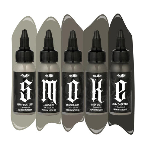 Dynamic Smoke Opaque Grey ink set