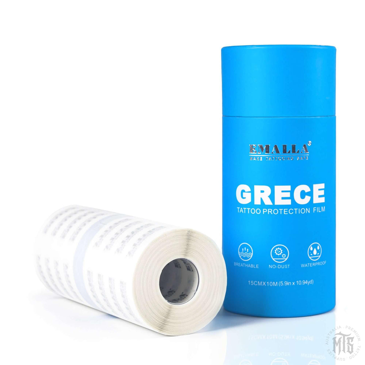 EMALLA Grece Tattoo Protection Film-Consumables-Emalla-Roll (15cm x 10m)-Melbourne Tattoo Supplies