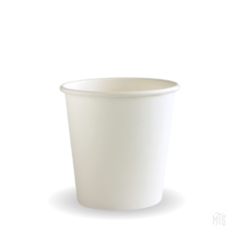 EXPO25 White Single Wall 4oz Paper Rinse Cup 10Pack-Tattoo Supplies-WF Plastics-Melbourne Tattoo Supplies