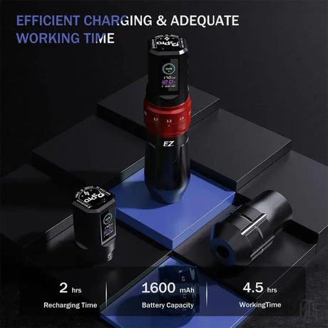 EZ P3 PRO Adjustable Stroke Wireless Pen Tattoo Machine-Tattooing Machines-EZ-Melbourne Tattoo Supplies