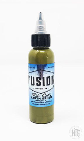 Earth Green - Mike Cole Series Fusion Ink-tattoo ink-Fusion Ink-Melbourne Tattoo Supplies