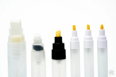 Electrum refillable stencil lettering markers - pack of 6-Consumables-Electrum-Melbourne Tattoo Supplies