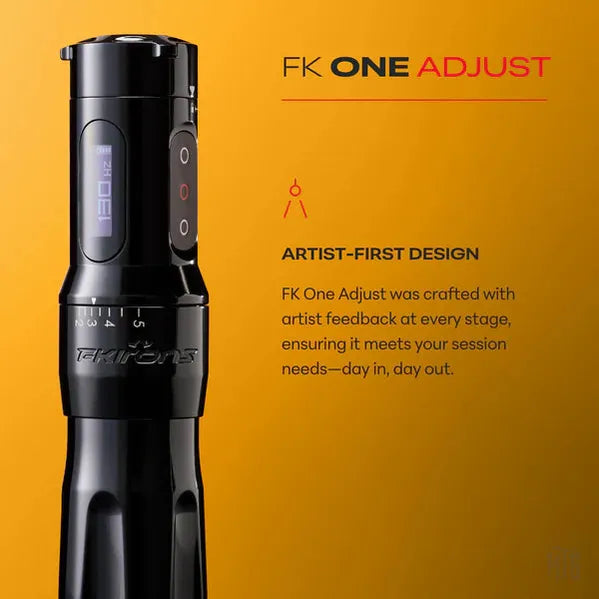 FK Irons ONE Adjust Wireless Tattoo Machine-Tattooing Machines-FK Irons-Melbourne Tattoo Supplies
