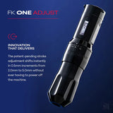 FK Irons ONE Adjust Wireless Tattoo Machine-Tattooing Machines-FK Irons-Melbourne Tattoo Supplies