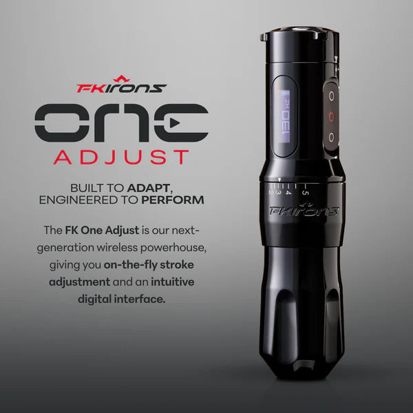 FK Irons ONE Adjust Wireless Tattoo Machine