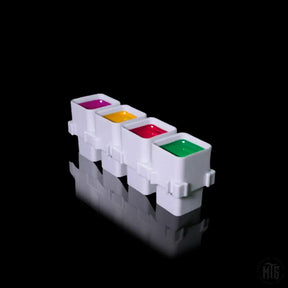 FRAKCAPS4 – Modular 4-Cavity Tattoo Ink Cups-Consumables-Fraktal-Melbourne Tattoo Supplies