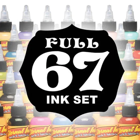Full 67 Set - Eternal Ink 1oz-tattoo ink-Eternal Ink-Melbourne Tattoo Supplies