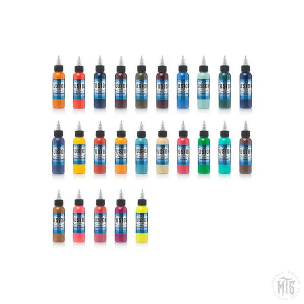 Fusion Ink - 25 Colour Set 1oz-tattoo ink-Fusion Ink-Melbourne Tattoo Supplies