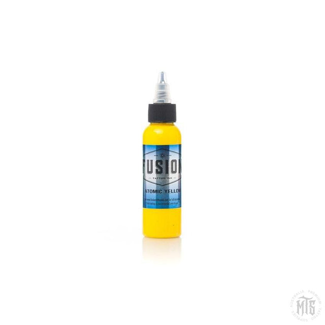 Fusion Ink - Atomic Yellow OUT OF DATE-tattoo ink-OUT OF DATE-4 oz-Melbourne Tattoo Supplies